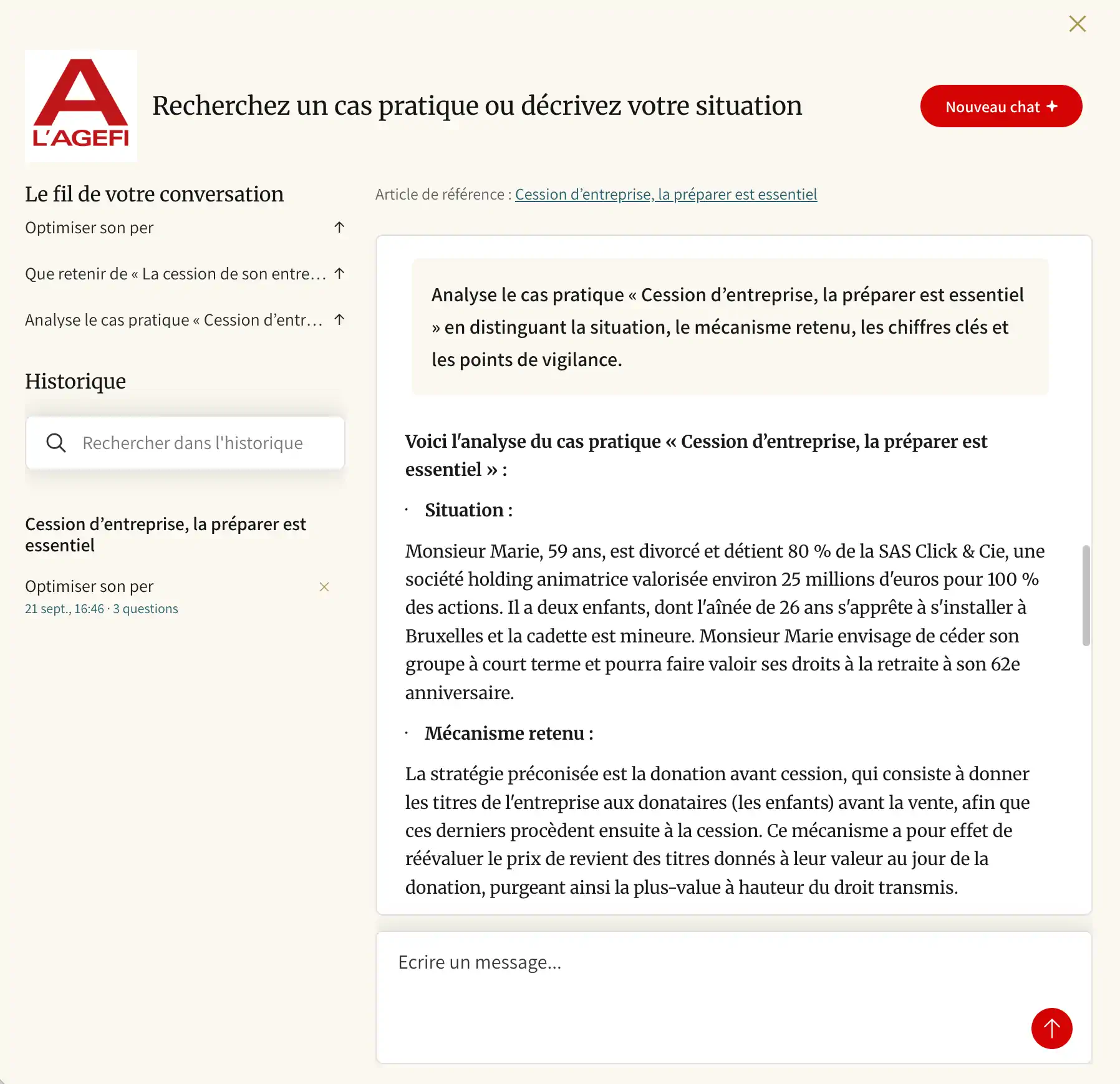 Cas pratiques