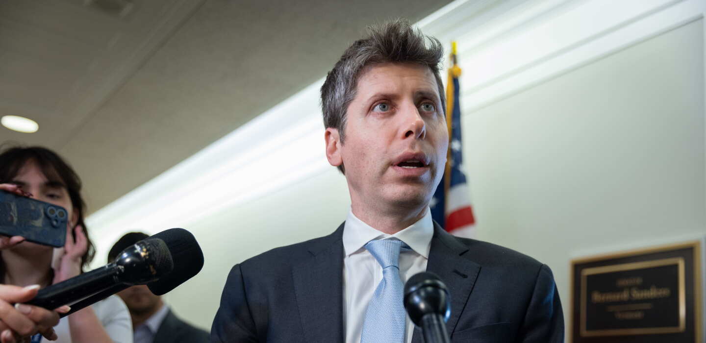 Photo: lopinion.fr Altman Sanders Gaggle, Dirksen Senate Office Building, Washington, DC, United States - 03 Jun 2026