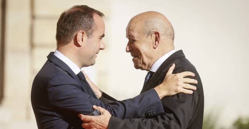 Sébastien Lecornu Jean-Yves Le Drian 09/08/2022 Vigogne