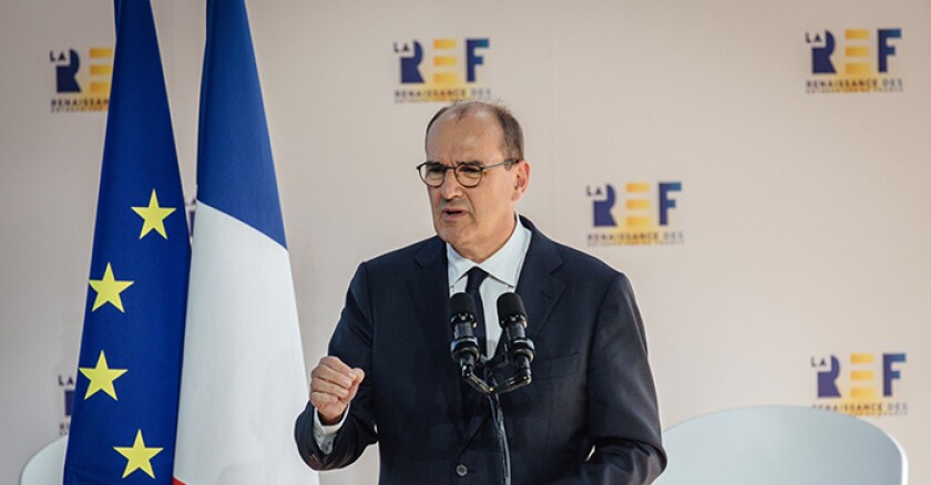 Jean Castex, Premier ministre, à l’université d’été du Medef, 2020.