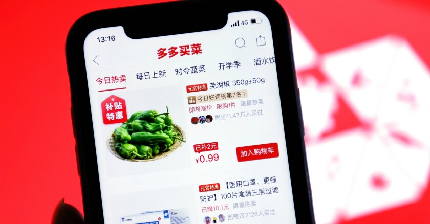 China: China e-commerce Pinduoduo