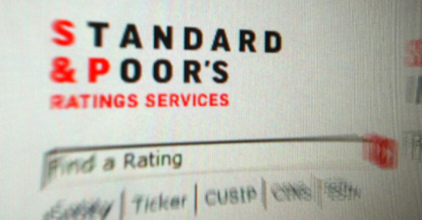 Le site de Standard & Poor's. Photo: PHb/Agefi