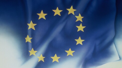 Drapeau européen. Photothèque de la Commission européenne.