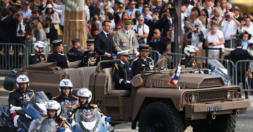 Macron 14 juillet 11/007/2024 Merchet