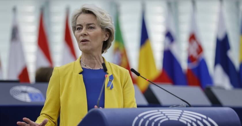 Ursula von der Leyen, la présidente de la Commission européenne