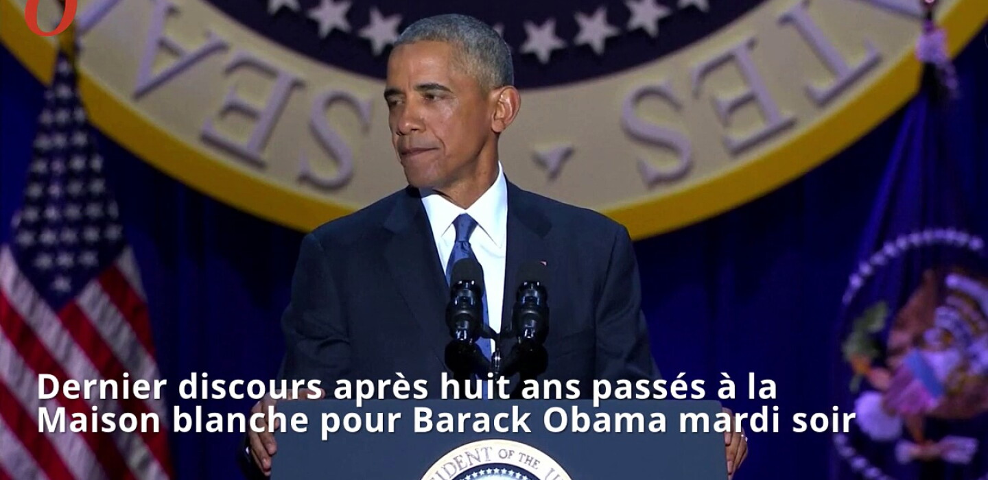 Les larmes de Barack Obama pour son discours d'adieu - l'Opinion