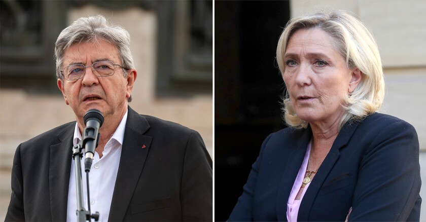 Dissolution, destitution, démission : comment Marine Le Pen et Jean-Luc Mélenchon veulent asphyxier l'Elysée - l'Opinion