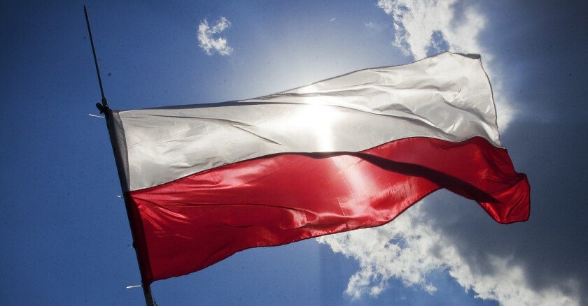 polska polska flaga warszawa