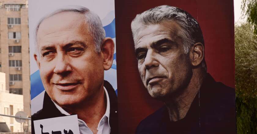 Netanyahou Lapid 14/09/2022 Airault