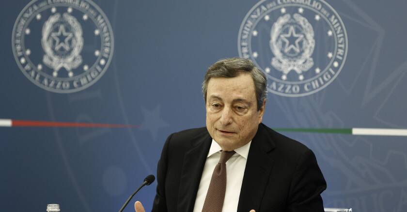 Mario Draghi 23/01/2022 Maselli