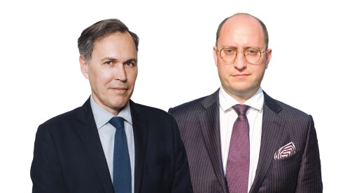 Erwan Heurtel, associé au sein du cabinet Gowling WLG, et François Piquet, responsable France et Benelux chez Acquinex