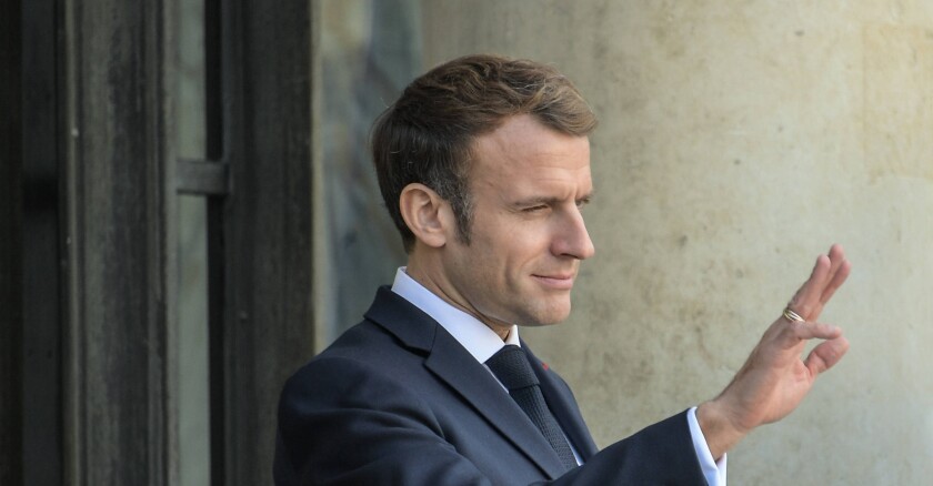 Emmanuel Macron 27/02/2022 Deprieck