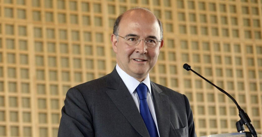 Pierre Moscovici, commissaire européen chargé des Affaires économiques et financières. Photo Bloomberg