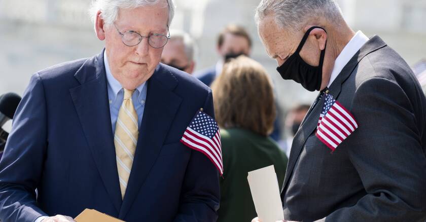 Mitch McConnell et Charles Schumer