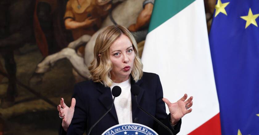 Europe-Etats-Unis : comment Meloni essaye de tenir sa ligne d'équilibre -  l'Opinion