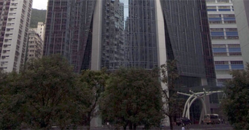 La tour abritant les bureaux de Ernst & Young à Hong Kong. Photo: Jérôme Favre/Bloomberg