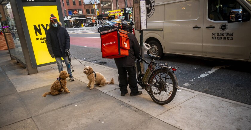 DoorDash internet based delivery service