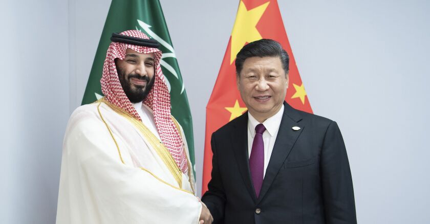 WSJ Mohammed ben Salmane Xi Jinping