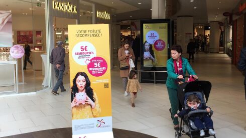 La technologie  de Transaction Connect  est présente  dans plusieurs centres commerciaux, notamment  dans les Yvelines.