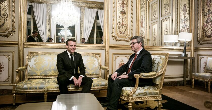 Melenchon Macron 07/12/2021 Deprieck