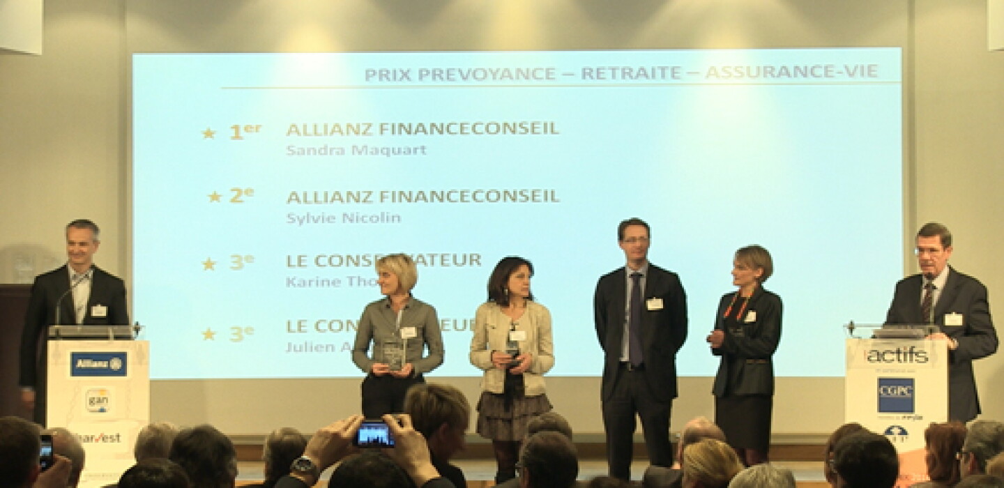 La remise du prix CGPC 2014 "Prévoyance-retraite-assurance vie" - L'Agefi