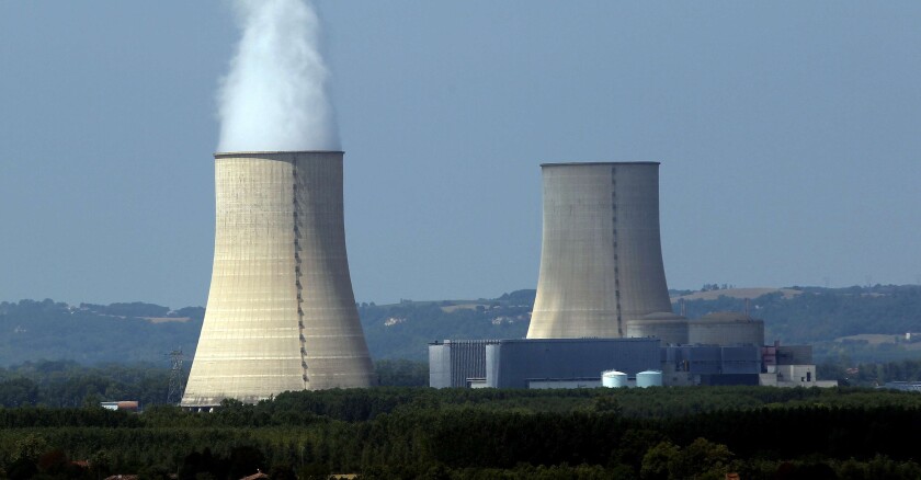 Centrale nucléaire de Golfech 20/12/2022 Motte