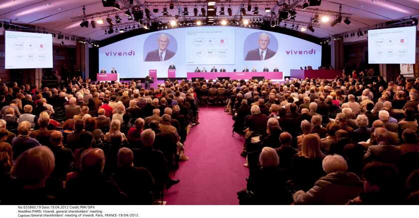 PARIS: Vivendi, general shareholders' meeting