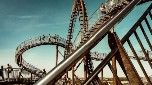 Duisburg Artwork Ruhr Area Tiger And Turtle Looping