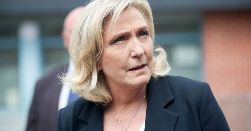 Marine le Pen Elections  Regionales 2021 Vote premier Tour