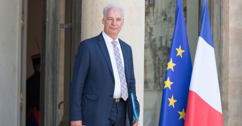 Paris: Ministers leave weekly cabinet meeting at Elysee Palace