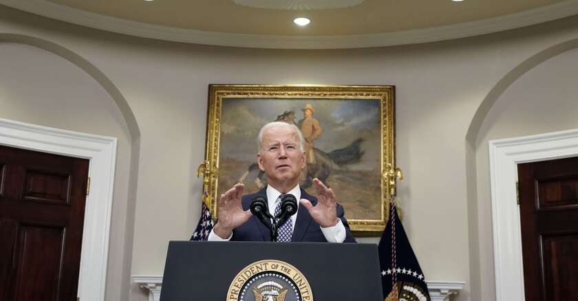 Biden Remarks on Afghanistan Withdrawal and his Meeting with G7 Nations, Washington, District of Columbia, USA - 24 Aug 2021