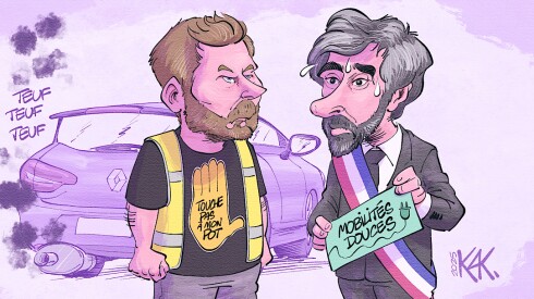 KAK_transports écologie voiture électrique rejetée