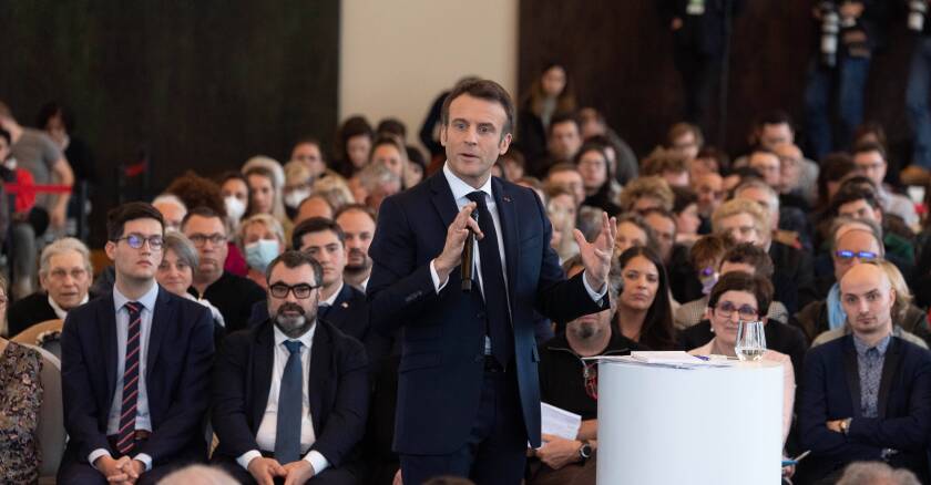 Macron débat 07/09/2022 Godeau