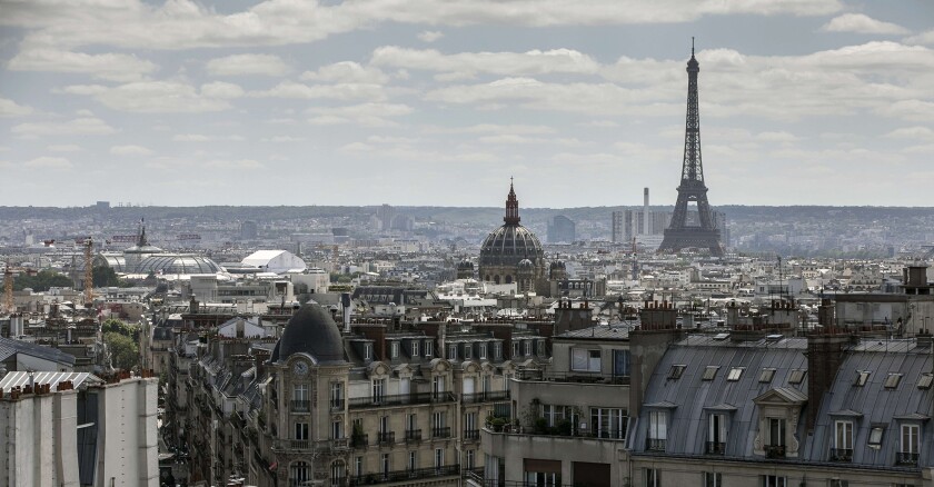 PARIS: Illustration, Real estate, roofs of paris