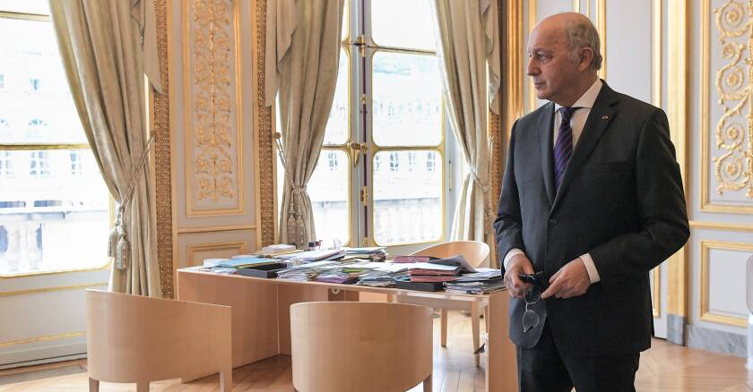 Laurent Fabius 18/04/2022 Godeau