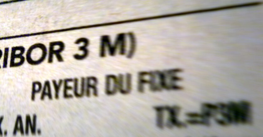 Le Libor et l'Euribor sous haute surveillance. Photo: PHB