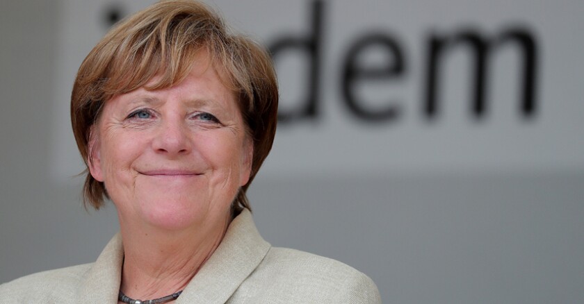 Angela Merkel portée par la conjoncture éclatante