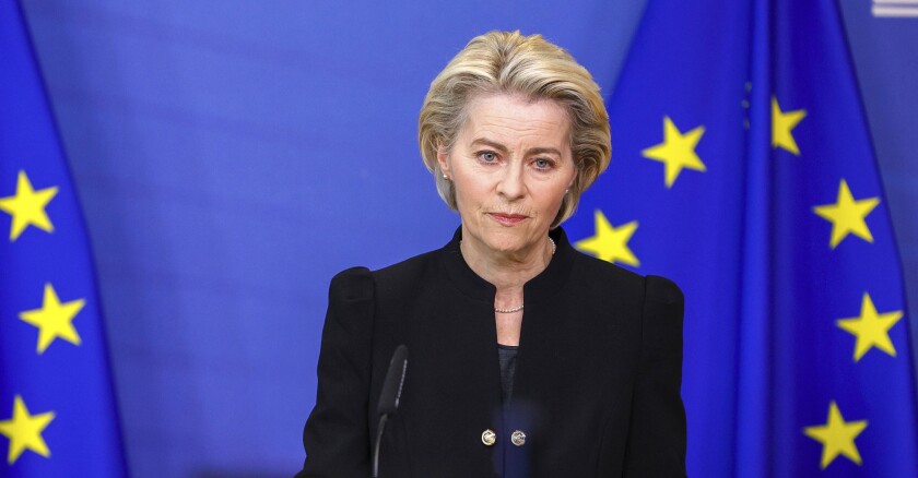 Ursula Von der Leyen 07/02/2022 Solal