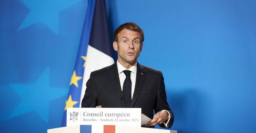 Macron conseil européen 09/12/2021 Solal