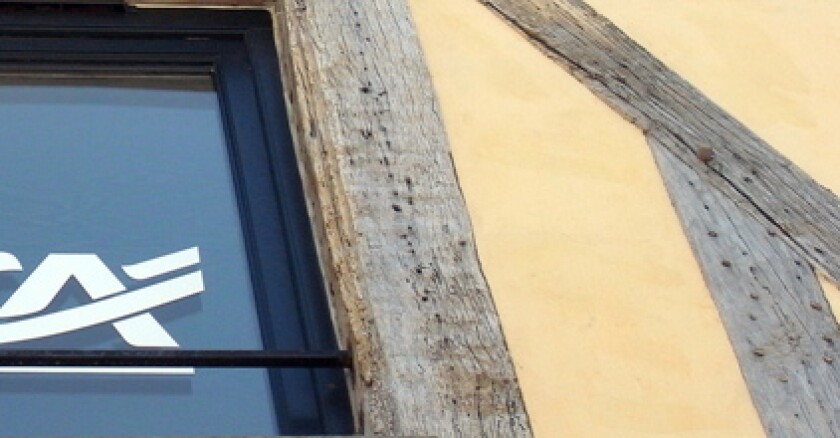 Présence du Crédit Agricole à Troyes (Aube). Photo: PHB/Agefi