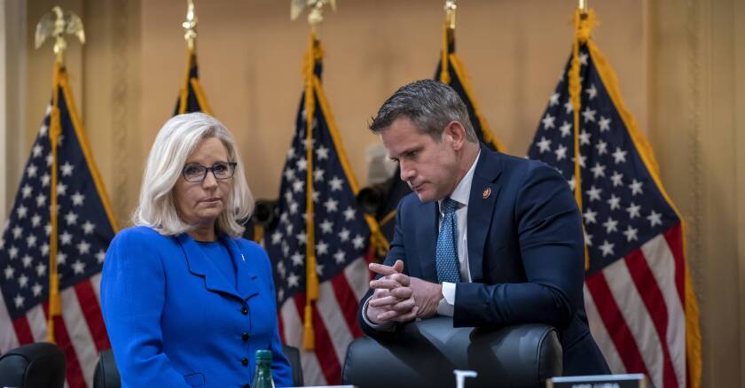 Liz Cheney et Adam Kinzinger 24/11/2022 Senges