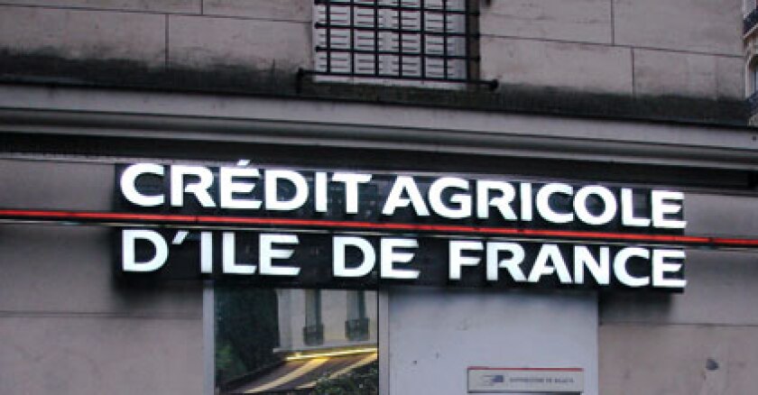Une agence du Crédit Agricole Ile de France. Photo: PHB/Agefi