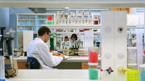 vue intérieure d'un labo