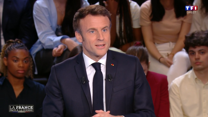 Emmanuel Macron sur TF1 le 14 mars