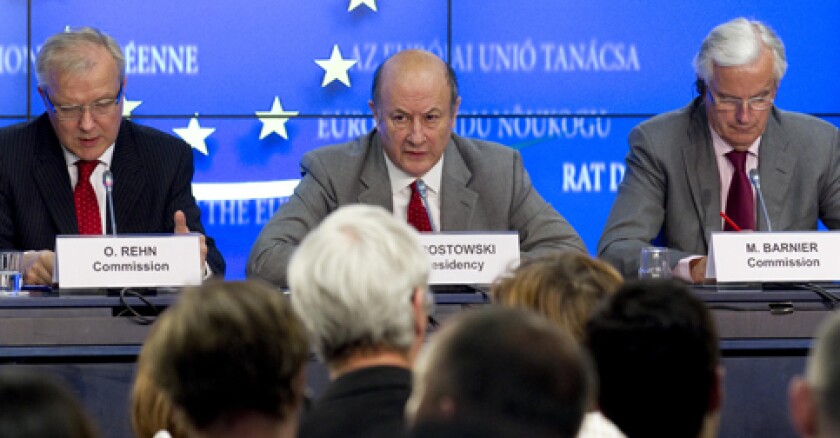 Le conseil Ecofin du 12 juillet 2011. Photo: Conseil européen.