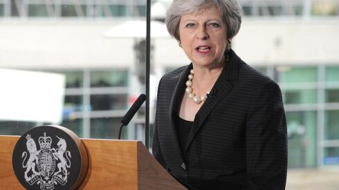 Theresa May, Première ministre britannique.