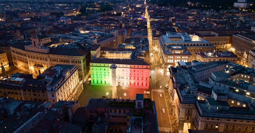 Italia Palazzo Sigi a Roma, sede del governo italiano