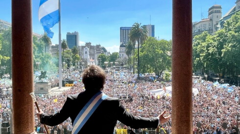 javier milei président argentine le 10-12-23 