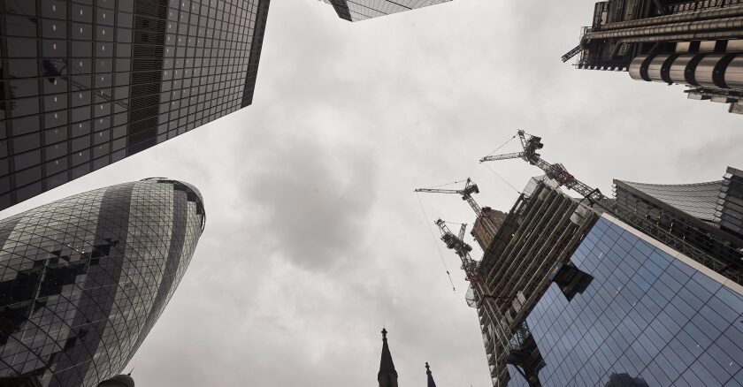 City of London. Londres financial district