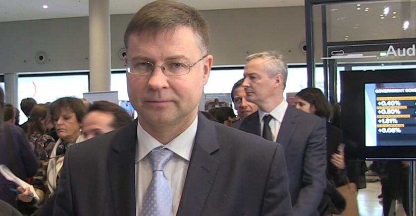 Valdis Dombrowskis, vice-président de la Commission européenne